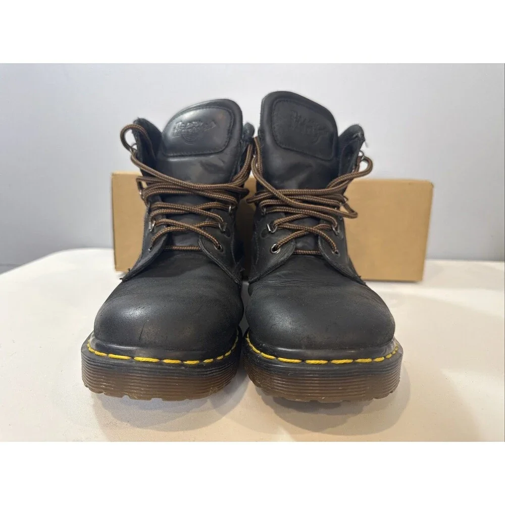 Dr Martens Industrial Soft Toe Boots 7735 AW004 Black Size 8